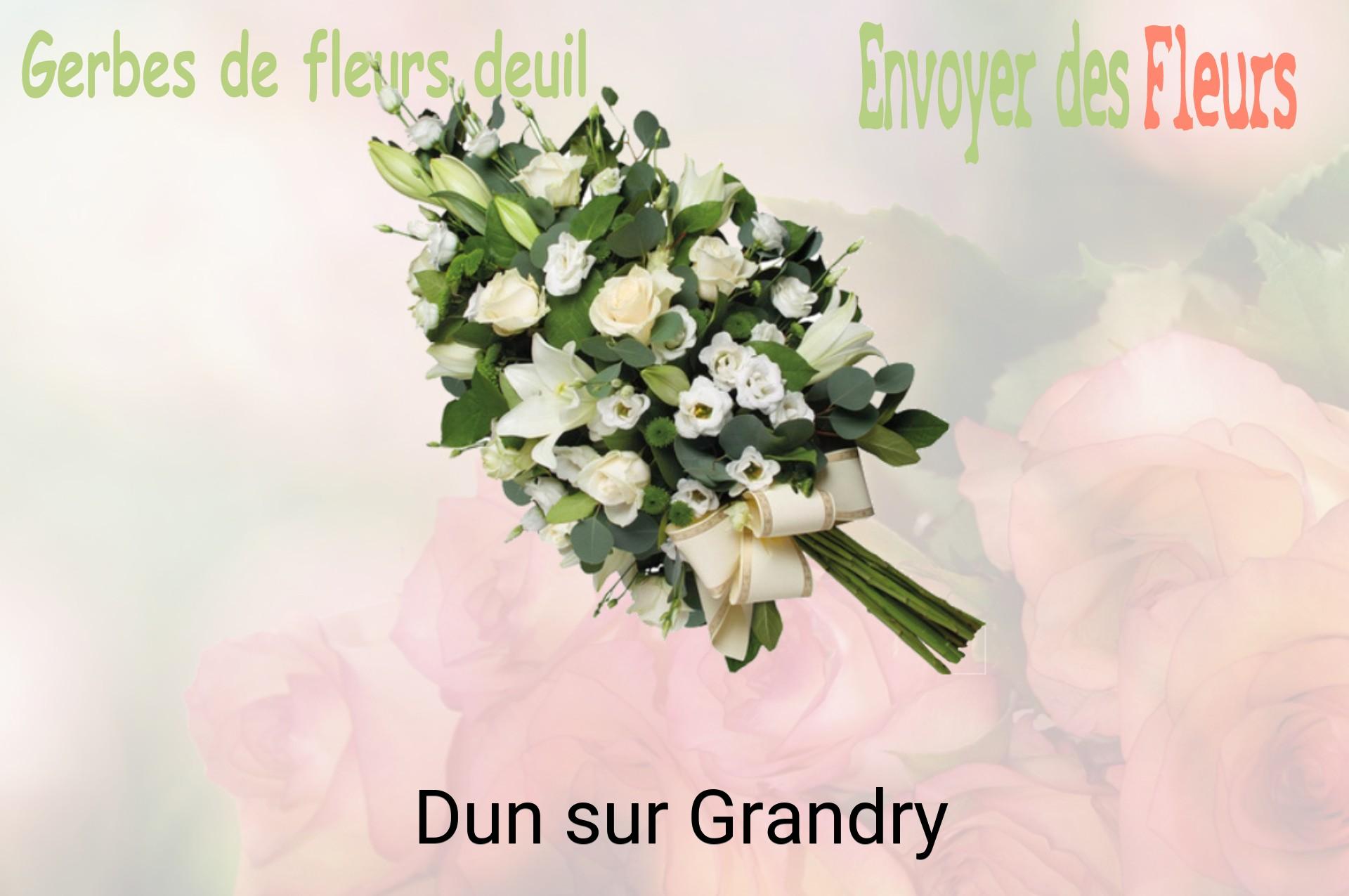 Gerbe de fleurs de deuil livrée à Dun-sur-Grandry